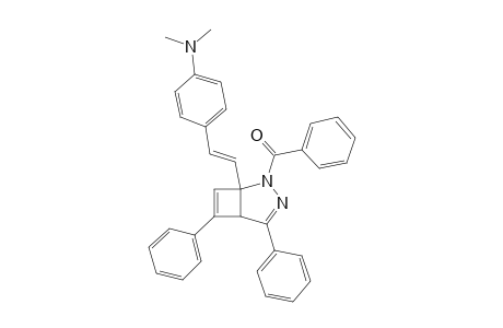 1-(p-Dimethylaminostyryl)-2-benzoyl-4,6-diphenyl-2,3-diaza-bicyclo[3.20]hepta-3,6-diene