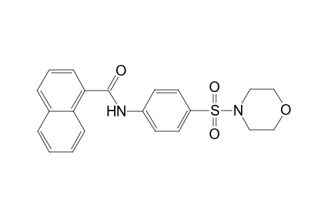 1-naphthalenecarboxamide, N-[4-(4-morpholinylsulfonyl)phenyl]-