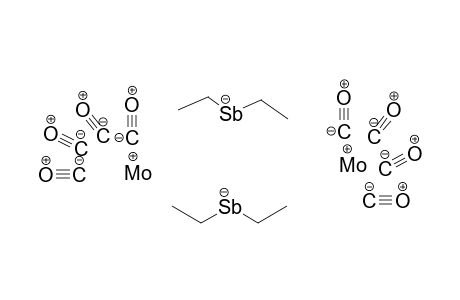 Bis-mu-(ethyl-antimonido)-bis(tetra-carbonyl molybdenum)