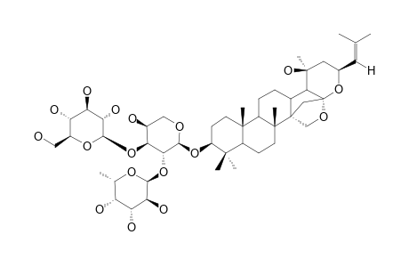 3-O-[(2-O-ALPHA-D-FUCOPYRANOSYL-3-O-BETA-D-GLUCOPYRANOSYL)-ALPHA-L-ARABINOPYRANOSYL]-JUJUBOGENIN