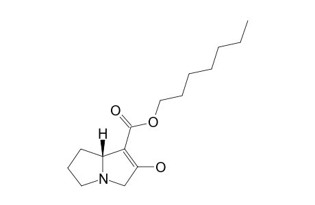 (5S*)-3-HYDROXY-1-AZABICYCLO-[3.3.0]-OCT-3-ENE-4-CARBOXYLIC-ACID-HEPTYLESTER;ENOL-FORM