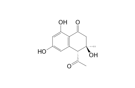 (3R,4R)-4-acetyl-3,6,8-trihydroxy-3-methyl-2,4-dihydronaphthalen-1-one
