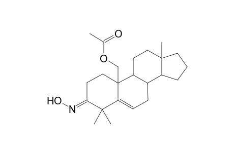 Androst-5-en-3-one, 19-acetoxy-4,4-dimethyl-, oxime
