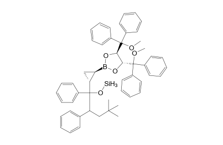 (4R,5R,1'R,2'R)-2-[2-{3-tert-Butyl(diphenyl)siloxypropyl}cyclopropyl]-4,5-bis[methoxy(diphenyl)methyl]-1,3.2-dioxaborolane