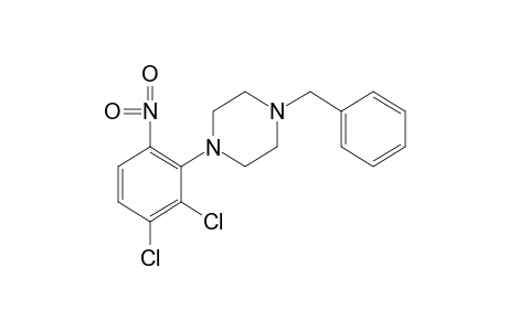 1-benzyl-4-(2,3-dichloro-6-nitrophenyl)piperazine