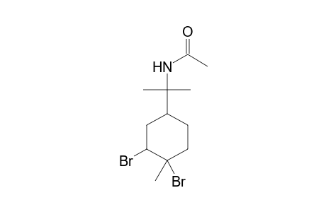 Cyclohexane, 1,2-dibromo-1-methyl-4-(2-acetamidopropan-2-yl)-