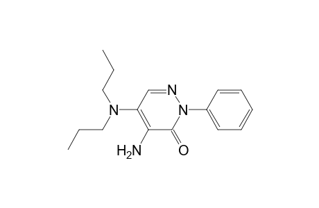 4-Amino-5-(dipropylamino)-2-phenyl-3(2H)-pyridazinone