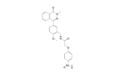 N-[2-methoxy-5-(3-methyl-4-oxo-3,4-dihydro-1-phthalazinyl)benzyl]-2-(4-nitrophenoxy)acetamide