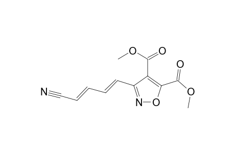 3-(4-CYANO-trans-,trans-1,3-BUTADIENYL)-4,5-ISOXAZOLEDICARBOXYLICACID, DIMETHYL ESTER