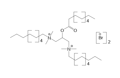 (2-hydroxytrimethylene)bis[dimethyldodecylammonium]dibromide, laurate