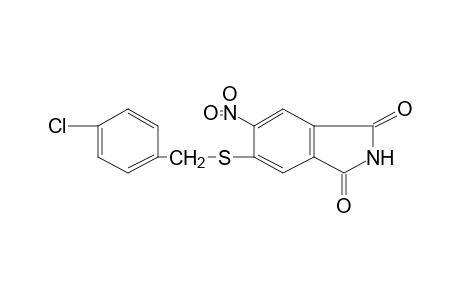 4-[(p-chlorobenzyl)thio]-5-nitrophthalimide