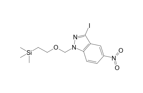 2-[(3-iodanyl-5-nitro-indazol-1-yl)methoxy]ethyl-trimethyl-silane