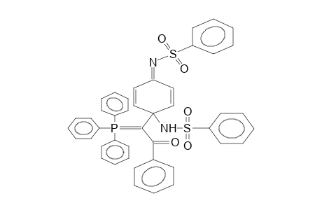 N-[4-(2-oxo-2-Phenyl-1-triphenylphosphoranylideneethyl)-4-(phenylsulphonylamino)-2,5-cyclohexadiene-1-ylidene]benzenesulphonamide