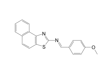 N-[(E)-(4-Methoxyphenyl)methylidene]naphtho[1,2-d][1,3]thiazol-2-amine