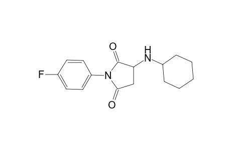 3-(Cyclohexylamino)-1-(4-fluorophenyl)-2,5-pyrrolidinedione