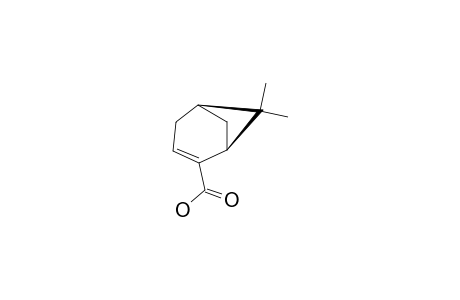 (-)-(1R)-6,6-DIMETHYLBICYCLO-[3.1.1]-HEPT-2-ENE-2-CARBOXYLIC-ACID