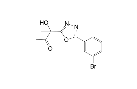 3-[5-(3-Bromophenyl)-1,3,4-oxadiazol-2-yl]-3-hydroxybutan-2-one