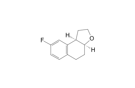 (3aR*, 9bS*)-8-fluoro-1,2,3a,4,5,9b-Hexahydronaphtho[2,1-b]furan