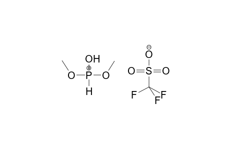 DIMETHYLPHOSPHITE-TRIFLUOROMETHANSULPHONIC ACID COMPLEX