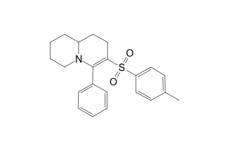 (+-)-4-Phenyl-3-(p-toluenesulfonyl)-.delta.-(3,4)-quinolizidine