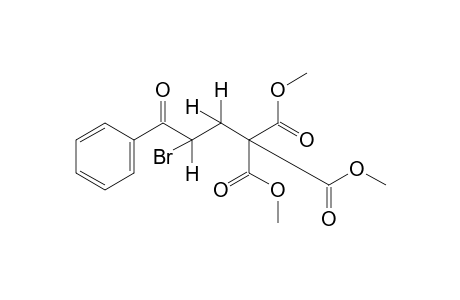 3-benzoyl-3-bromo-1,1,1-propanetricarboxylic acid, trimethyl ester