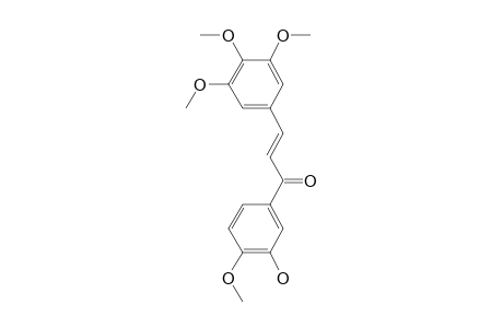 1-(3-Hydroxy-4-methoxyphenyl)-3-(3,4,5-trimethoxyphenyl)prop-2-en-1-one