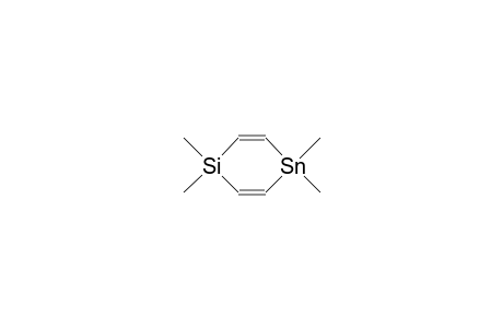 1-Sila-4-stannacyclohexa-2,5-diene, 1,1,4,4-tetramethyl-