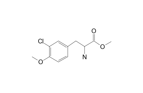 2-Amino-3-(3-chloro-4-methyloxy-phenyl)propanoic acid, methyl ester