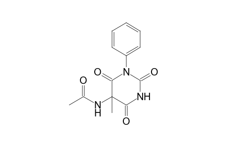 5-ACETAMIDO-5-METHYL-1-PHENYL-BARBITURIC-ACID