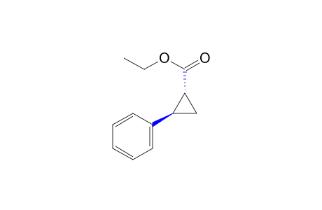 CYCLOPROPANECARBOXYLIC ACID, 2-PHENYL-, ETHYL ESTER, trans-,