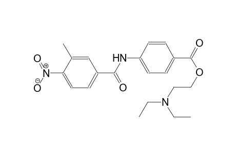 2-(diethylamino)ethyl 4-[(3-methyl-4-nitrobenzoyl)amino]benzoate