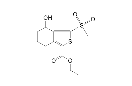 4-hydroxy-3-(methylsulfonyl)-4,5,6,7-tetrahydrobenzo[c]thiophene-1-carboxylic acid, ethyl ester