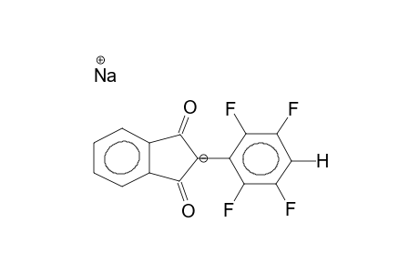 2-(4'-HYDROTETRAFLUOROPHENYL)-1,3-INDANEDIONE, SODIUM SALT