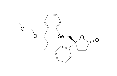 (R)-5-Phenyl-5-[1-[2-((S)-1-methoxymethoxypropyl)phenylselenyl}methyl]-3H-dihydrofuran-2-one