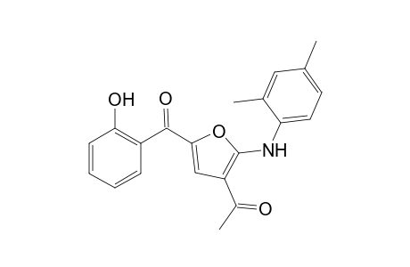1-{2-[(2,4-Dimethylphenyl)amino]-5-[(2-hydroxyphenyl)carbonyl]furan-3-yl}ethan-1-one