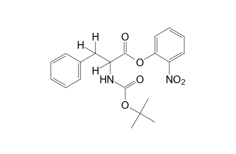 N-carboxy-L-3-phenylalanine, N-tert-butyl o-nitrophenyl ester