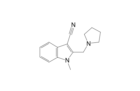 1-methyl-2-(1-pyrrolidinylmethyl)-1H-indole-3-carbonitrile