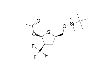 (3S,5R)-5-(TERT.-BUTYLDIMETHYL-SILANYLOXYMETHYL)-3-TRIFLUOROMETHYL-TETRAHYDRO-THIOPHEN-2-YL-ACETATE