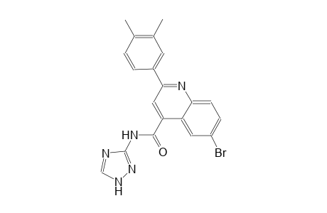 6-bromo-2-(3,4-dimethylphenyl)-N-(1H-1,2,4-triazol-3-yl)-4-quinolinecarboxamide