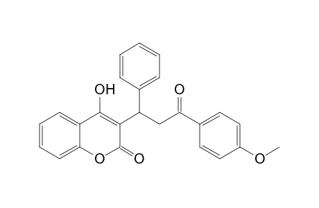 4-Hydroxy-3-[1'-phenyl-2'-(p-methoxybenzoyl)ethyl]-2H-benzopyran-2-one