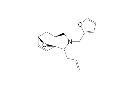 (1S,5S,7S)-3-(2'-Furylmethyl)-2-allyl-10-oxa-3-azatricyclo[5.2.1.0(1,5)]dec-8-ene