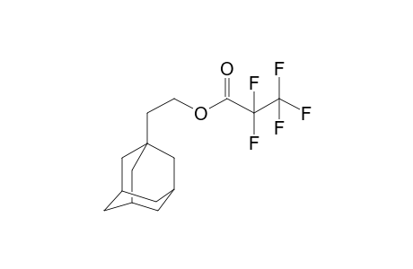 Pentafluoropropionic acid, 2-(1-adamantyl)ethyl ester