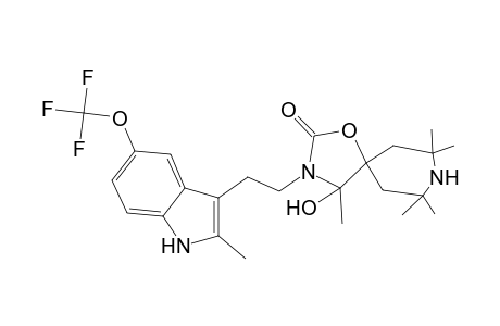 1-Hydroxy-1,7,7,9,9-pentamethyl-2-[2-[2-methyl-5-(trifluoromethoxy)-1H-indol-3-yl]ethyl]-4-oxa-2,8-diazaspiro[4.5]decan-3-one