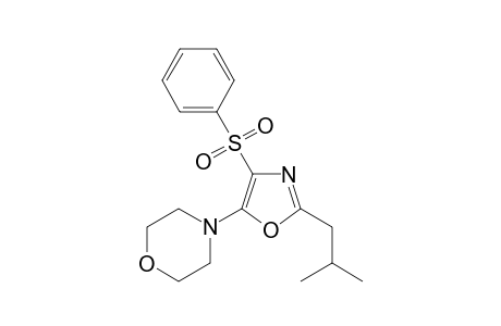 4-(4-besyl-2-isobutyl-oxazol-5-yl)morpholine