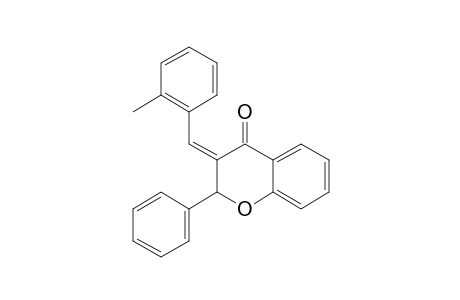 (E)-3-(2'-METHYLPHENYLIDENE)-FLAVANONE