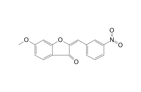 3(2H)-Benzofuranone, 6-methoxy-2-[(3-nitrophenyl)methylene]-, (E)-