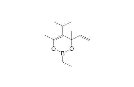 4H-1,3,2-dioxaborin, 2-ethyl-5-isopropyl-4,6-dimethyl-4-vinyl-