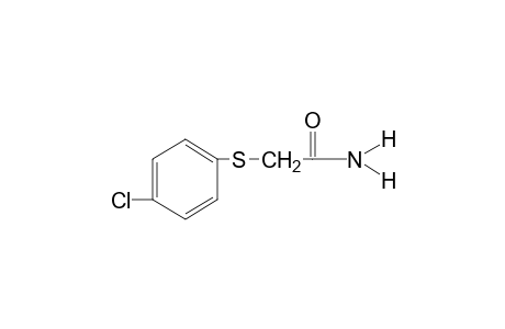 2-[(p-chlorophenyl)thio]acetamide