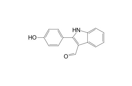 2-(4-Hydroxyphenyl)-1H-indole-3-carboxaldehyde