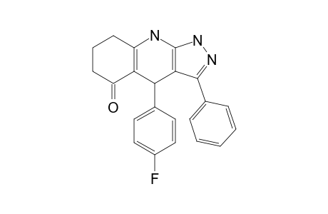 4-(4-Fluorophenyl)-3-phenyl-1,4,6,7,8,9-hexahydro-1H-pyrazolo[3,4-b]quinolin-5-one